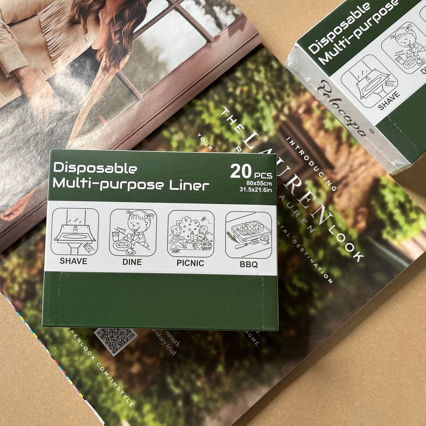 Pelocapa Disposable Hair Beard Catchers, Disposable Sink Liners for Trimming, 20 Pcs Large Sink Covers for Beard Grooming