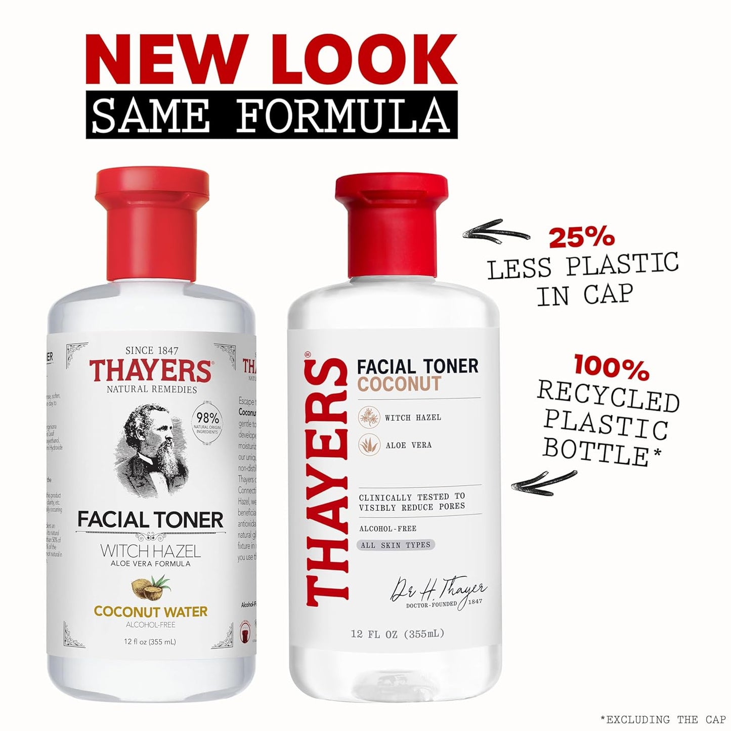 Thayers Hydrating Coconut Water Witch Hazel Facial Toner - Alcohol-Free, Vegan, 12 Oz