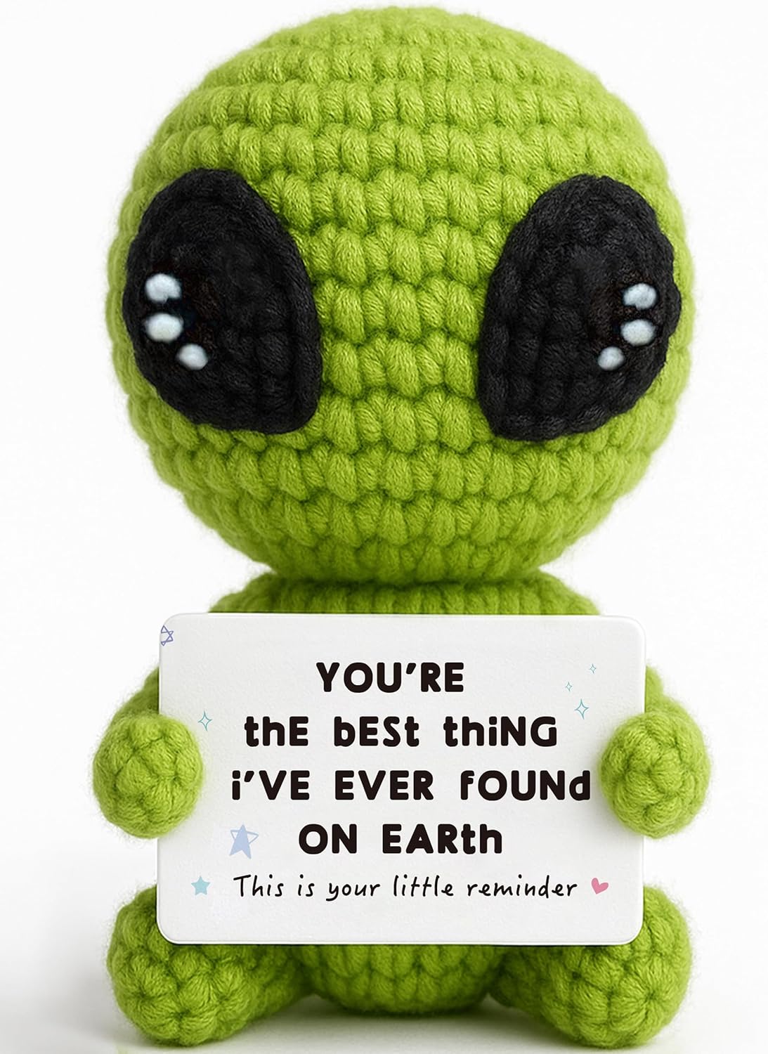 Unique Valentines Gifts for Him Her Boyfriend Girlfriend Crochet Alien Valentines Day Anniversary Birthday Funny Romantic Gifts to My Love Men Women