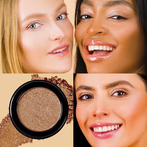 Profusion Cosmetics Candlelight Ritual Highlighter - Richly Pigmented Cream-to-Powder with Gold Shimmer, Vegan & Cruelty-Free