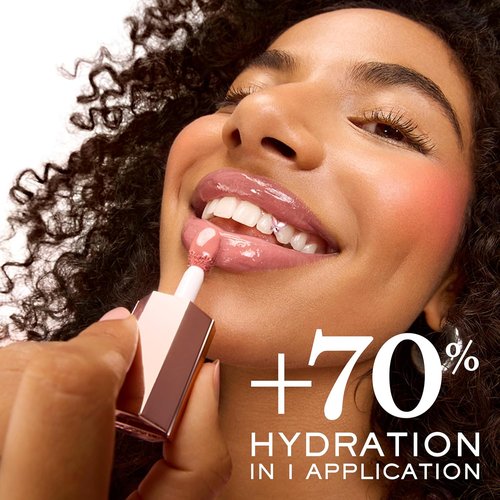 Lancôme Lip Idôle JuicyTreat Oil-in-Gloss - 24HR Hydrating Formula with Squalane for Instant Shine