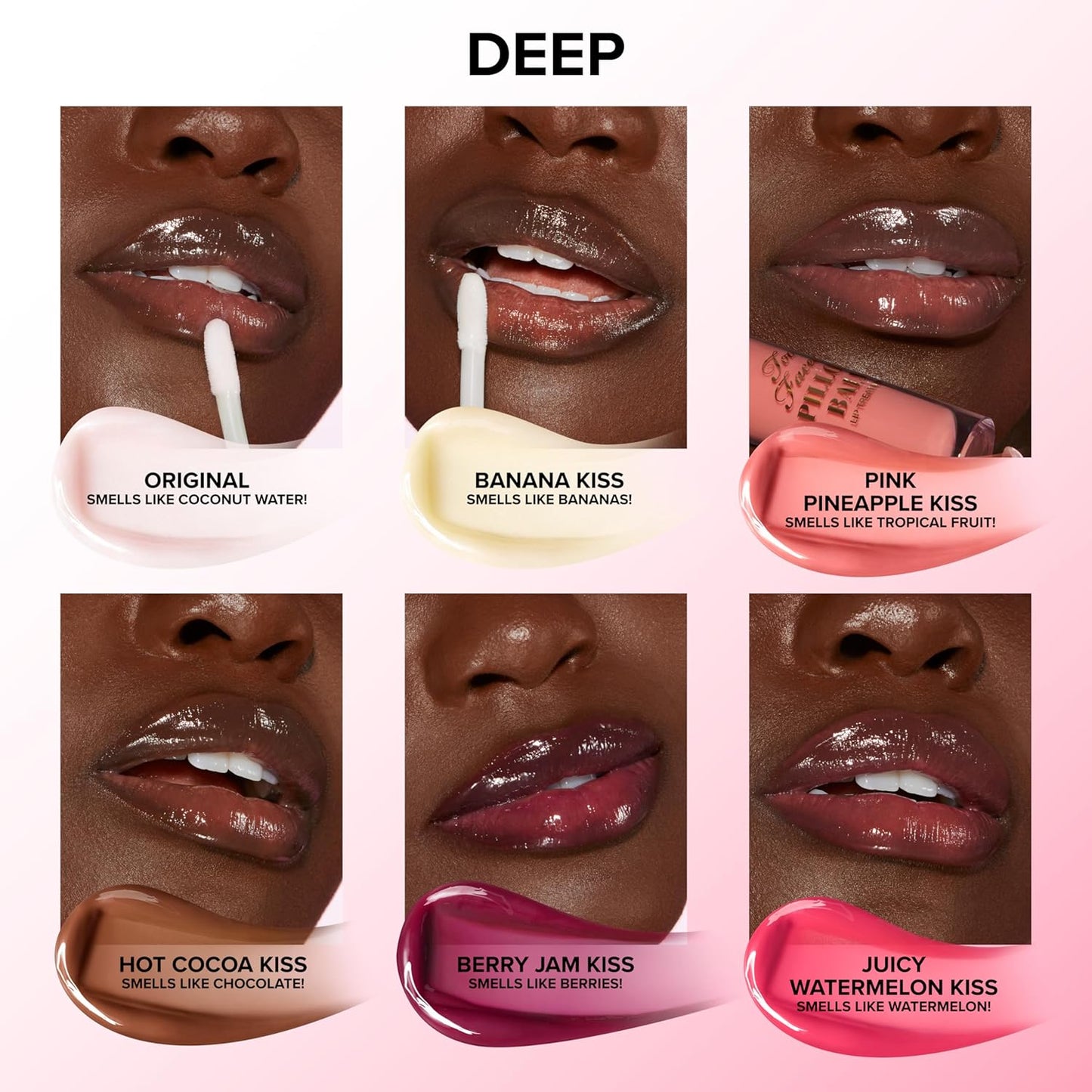 Too Faced Pillow Balm | Ultra-Hydrating Lip Treatment with Hyaluronic Acid - Replenishes Lips