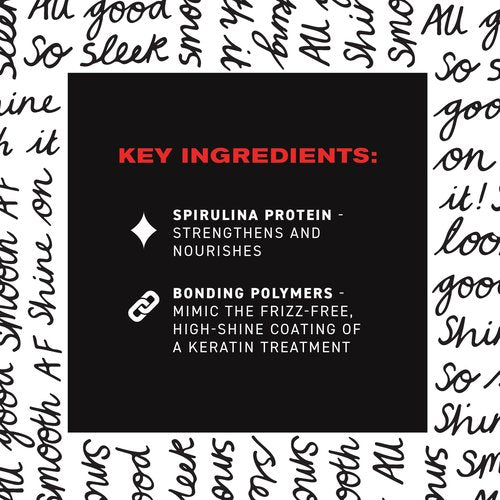 IGK GOOD BEHAVIOR Spirulina Protein Smoothing Spray | Keratin Like Treatment + Frizz Control + Heat Protectant | Vegan + Cruelty Free |