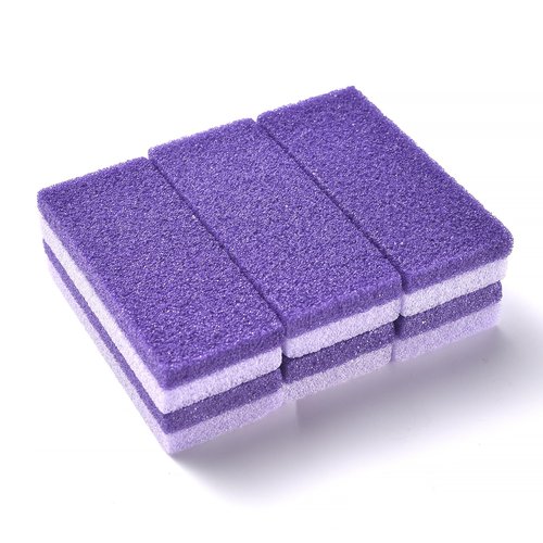KAZIPOP 6PCS Foot Pumice Stone Pedicure Stone Callus Remover & Foot Scrubber Pumice Sponge for Feet and Heels Callus and Dead Skins