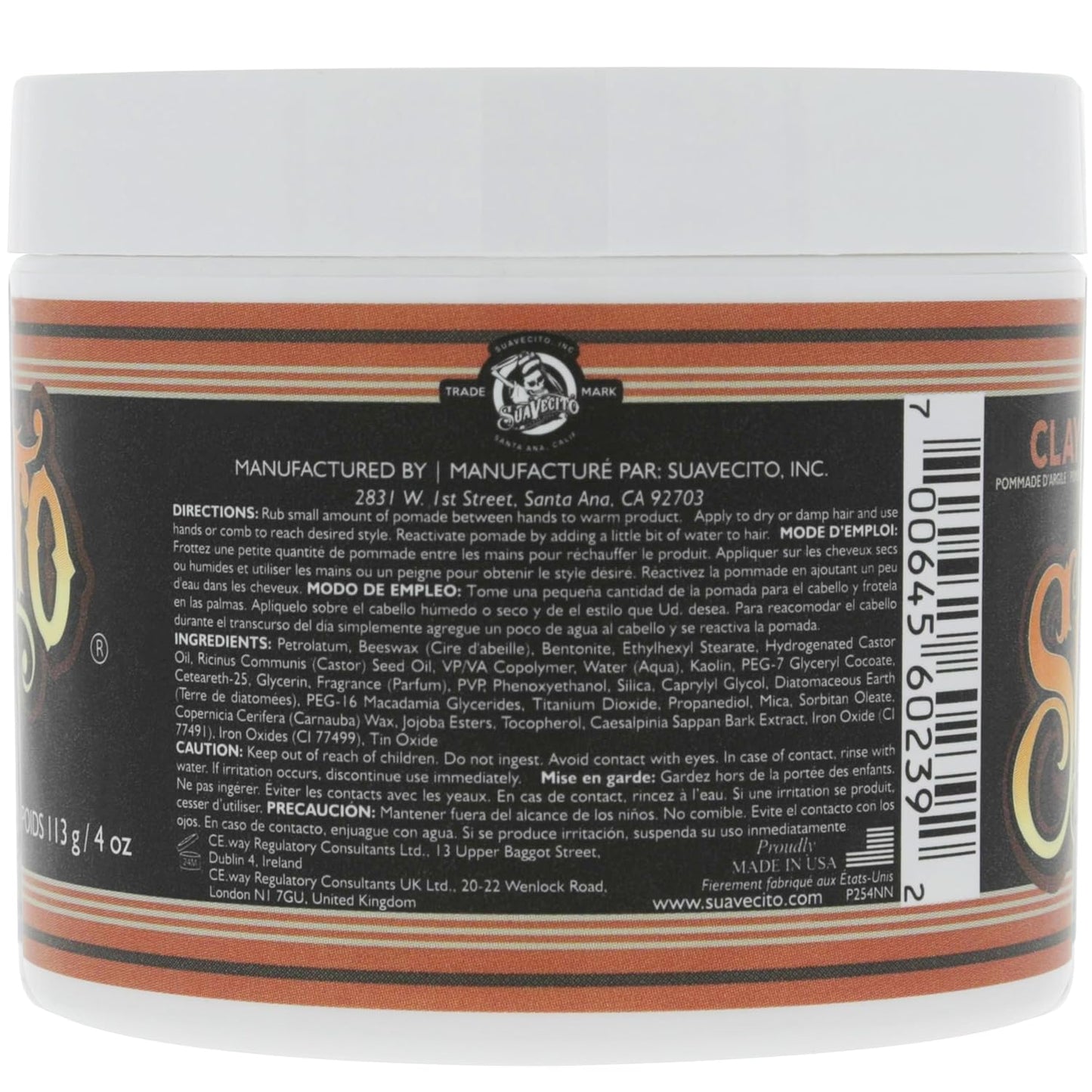 Suavecito Pomade Essentials Bundle - Hair Styling Pomade, Aluminum-Free Deodorant & Moisturizing Soap