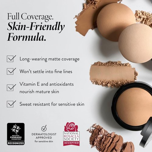 Laura Geller New York Baked Double Take Powder Foundation - Light Shade - Buildable Medium to Full Coverage