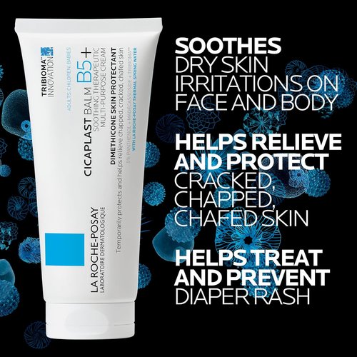 La Roche-Posay Cicaplast Balm B5 - Multi-Purpose Skin Repair Cream with Centella & Shea Butter | Safe for Face, Body & Baby