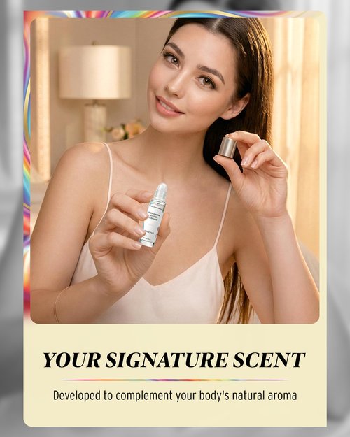 Pure Chemistry Pheromones Perfumes Cologne for Women - Roll On Perfume Oil with Enhanced Scents for Allure, Confidence and Presence - 10ml