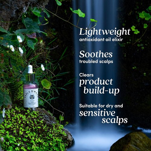 Fable & Mane Amla Soothing Serum - Detox Treatment with Rosemary Oil for Dry, Itchy Scalps