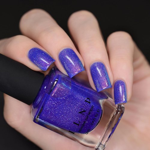 ILNP Deep End - Cobalt Shimmer Holographic Nail Polish | Long-Lasting, Eye-Catching Finish