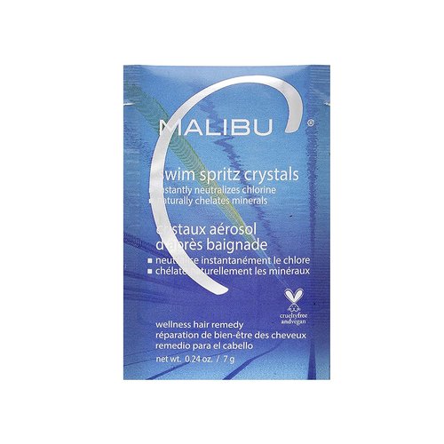 Malibu C Swim Spritz Crystals - Vitamin C Chlorine Neutralizer for Hair & Skin | 1 Packet