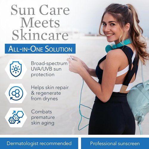 Clear Choice Sunscreen SPF 45 - Oil-Free, Zinc Oxide Formula, Water-Resistant, 4oz | No White Cast