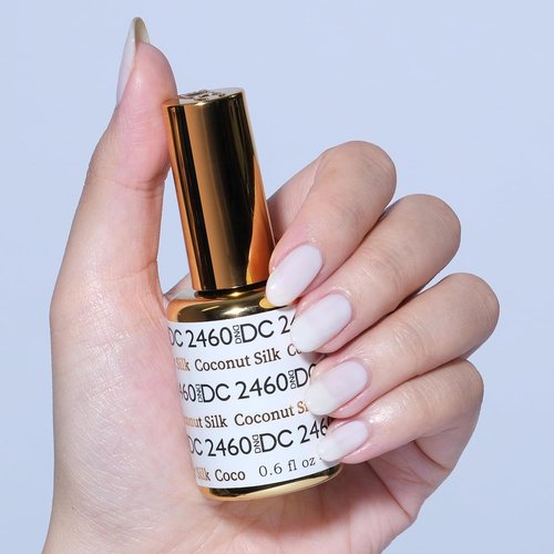 DND DC Gel Polish Set - Sheer Collection | UV Gel & Air Dry Nail Lacquer Duo, 0.5 Fl Oz Each