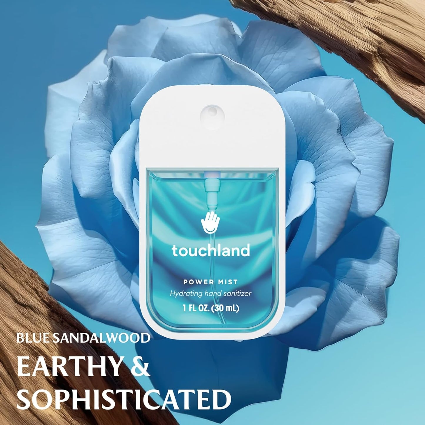 Touchland Hydrating Hand Sanitizer Spray - Dream 5 Set with 5 Travel Size Mists | 4 x 1 FL OZ + Accessory Included