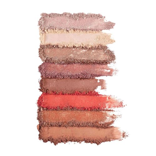 Lune+Aster Sunstone Eyeshadow Palette - Waterproof Matte & Shimmer Finish | 8 Shades in Mirrored Compact