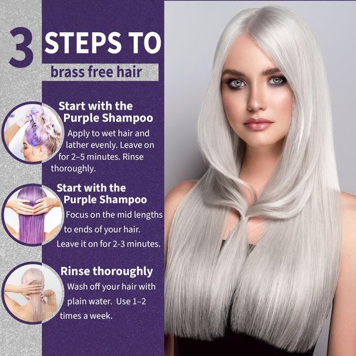 Natural Riches Radiant Silver Shine Shampoo & Conditioner Set - Paraben-Free, Color Safe, 16 fl oz