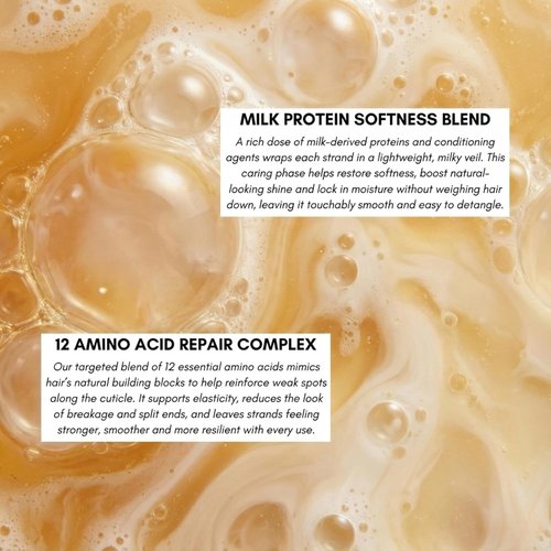 Morfose Milk Therapy Mousse Conditioner Spray - Moisturizing Treatment for Dry, Damaged Hair | 6.76 Fl Oz