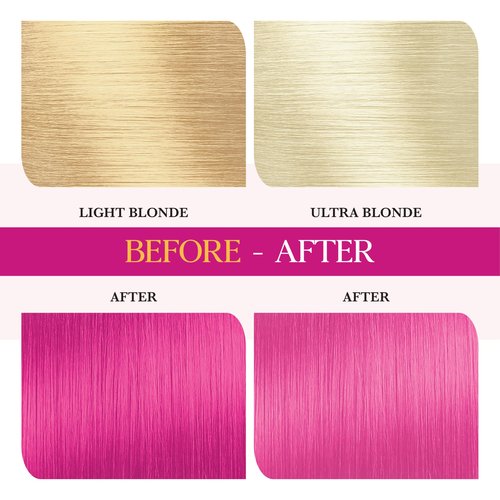 Cosglam Semi Permanent Hair Color for Women & Men, (120g, #12 Hot Pink) Enriched with Conditioner, Glossy Finish, No Ammonia, No Peroxide & Non Oxidative, Vegan Highlights Colorful Hair Dye