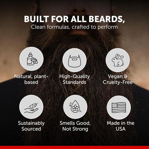 Detroit Grooming Beard Oil - Hydrating & Nourishing Formula with Vitamin E | Toasted Vanilla & Amber (2 oz)