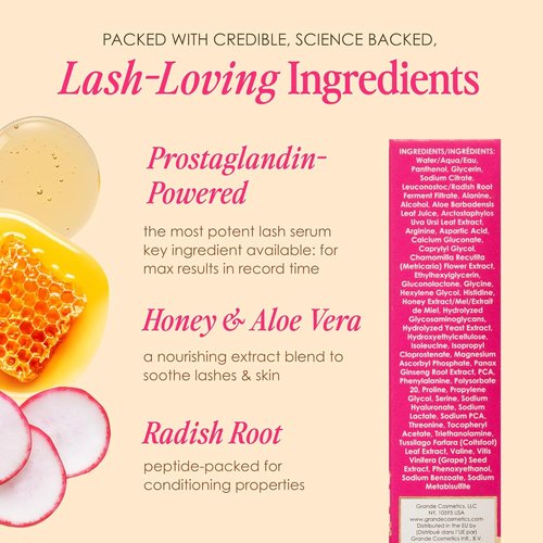 Grande Cosmetics GrandeLASH-MD Lash Enhancing Serum - Peptide & Vitamin Infused for Fuller Lashes - Ophthalmologist Tested, Cruelty-Free