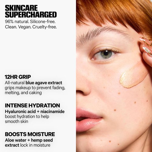 Milk Makeup Hydro Grip + Glow Primer - Illuminating, Silicone-Free Face Primer with Hyaluronic Acid - 1 oz
