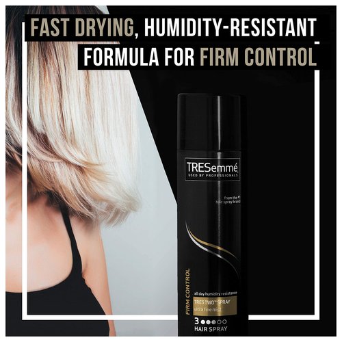 Firm Control Hair Spray Bottle - Anti Frizz Spray for All Hair Texture | All Day Humidity Control Hairspray for Women with Ultra Fine Mist & Floral & Fruity Scent - Waterless Aerosol Bottle 11 Fl OZ Per Pack, Pack of 1