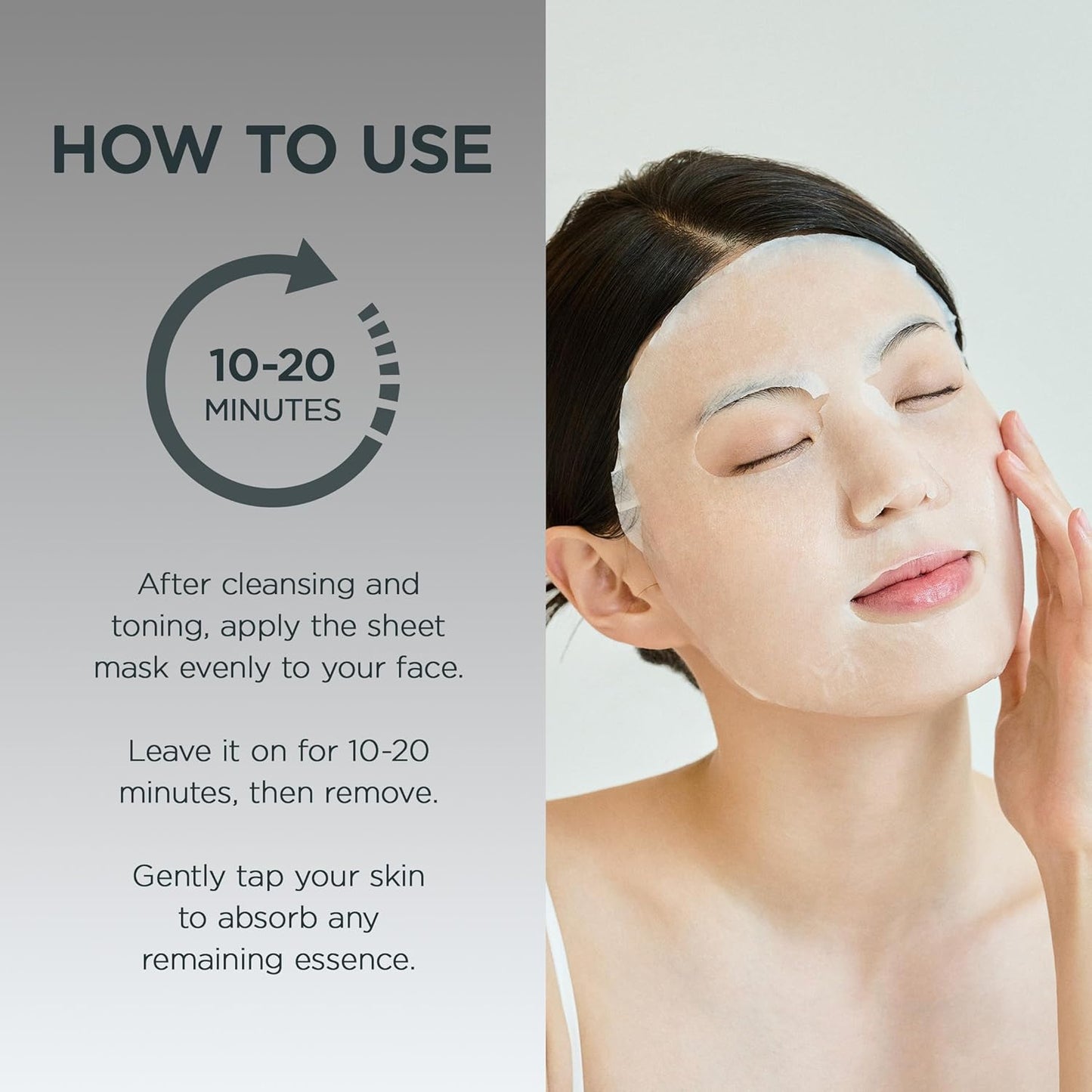 SKIN1004 Tone Glow Mask - Hydrating Facial Sheet Mask for Radiant Skin | 0.84 fl oz / 25ml * 5ea