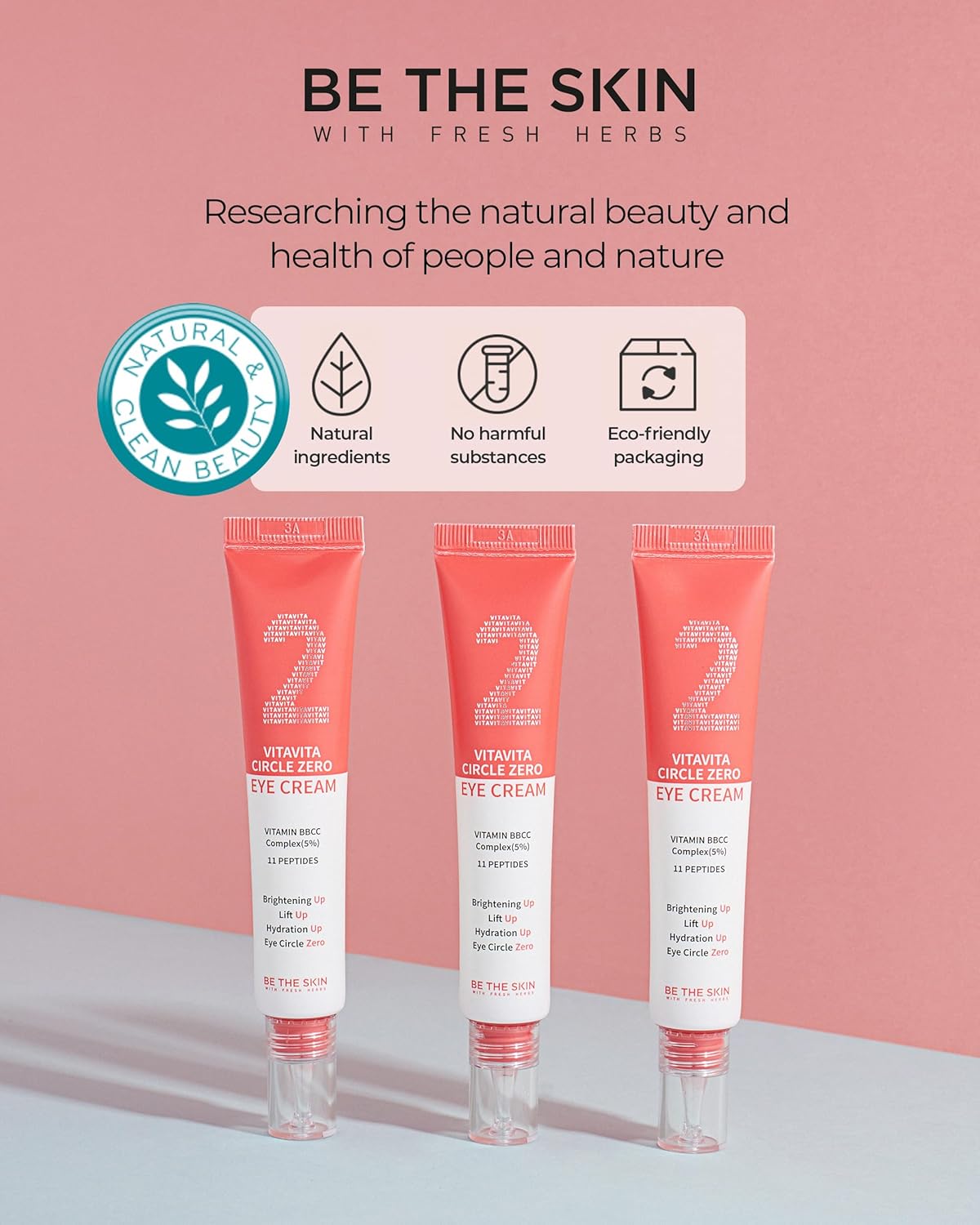 Vitavita Circle Zero Eye Cream - Multivitamin Lifting & Moisturizing Formula | 1.23 oz / 35 g | Cruelty-Free
