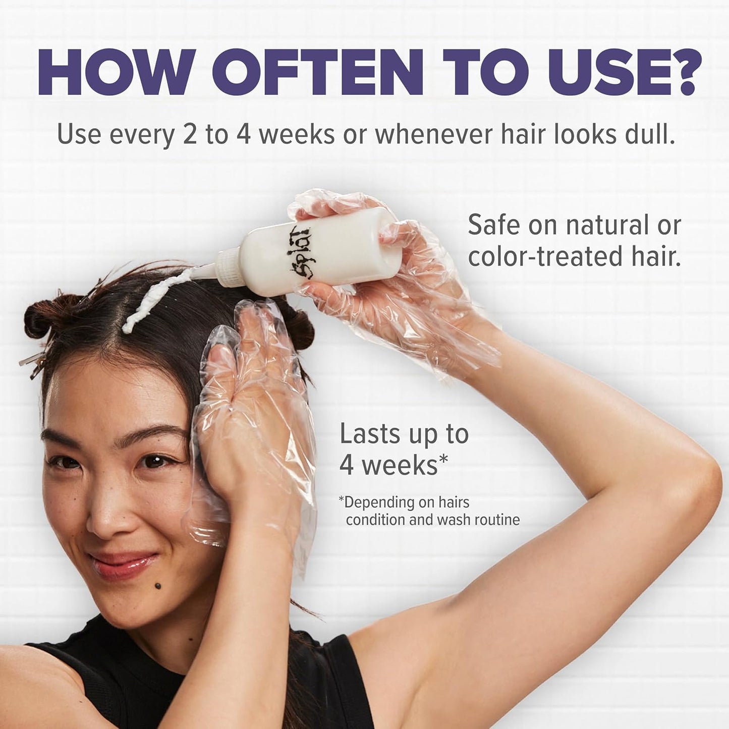 Splat Glossy Sauce | Demi-Permanent Clear Gloss Hair Color for Vibrant Shine - 4 oz