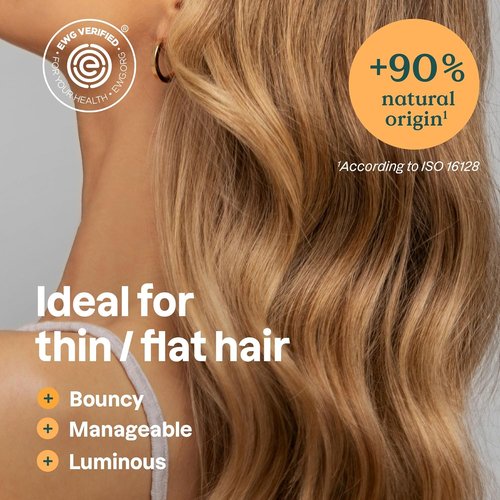 ATTITUDE Volume & Shine Shampoo Bar - Natural Soy Protein & Red Clay for Thin Hair | EWG Verified, Vegan, 4 Oz