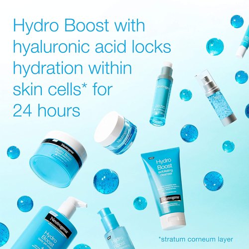 Neutrogena Hydro Boost Hyaluronic Acid Serum - Oil-Free Face Serum for Glowing Skin | 1 fl. oz