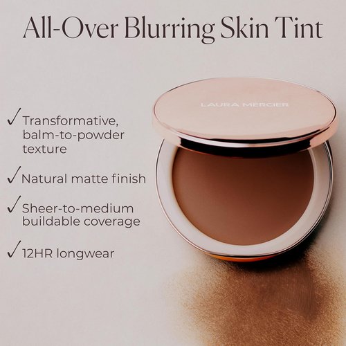 Laura Mercier Tinted Blur Balm - Balm-to-Powder Skin Tint with 12HR Wear | Natural Matte Finish, Sheer Coverage