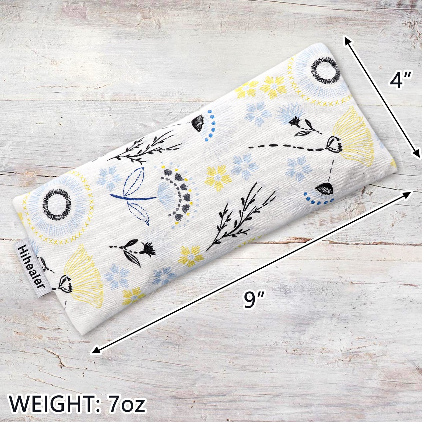 Lavender Eye Mask for Sleeping - Weighted Eye Pillow Heated for Headache, Sinus, Dry Eyes Relief, Moist Heat Eye Compress for Yoga, Meditation - Relaxation Gifts for Women