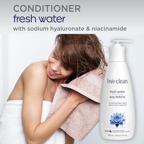 Live Clean Freshwater Conditioner - Nourishing Formula for Healthy Hair | 750 ML