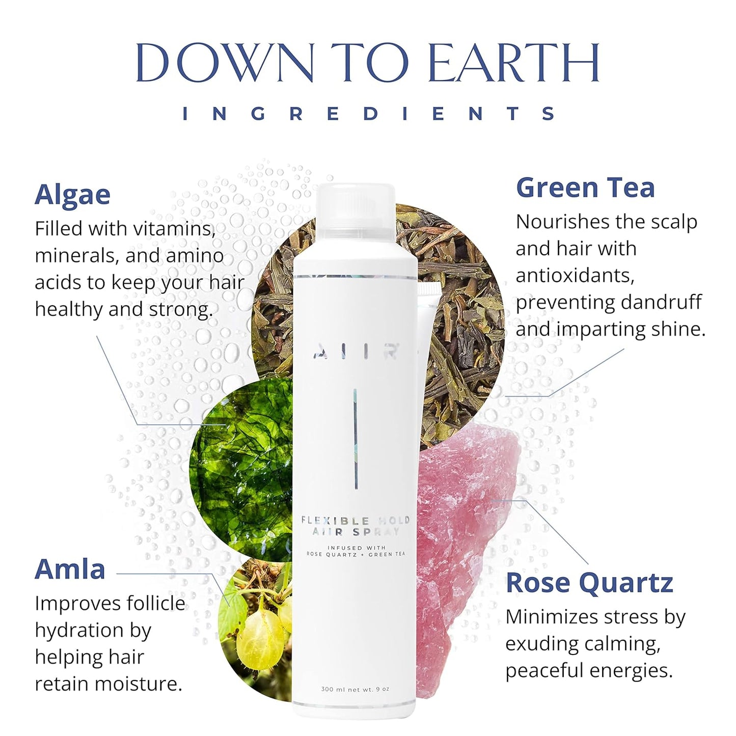 AIIR Flexible Hold Finishing Spray - Light Hold Hairspray for Soft, Touchable Finish | 2.5 oz
