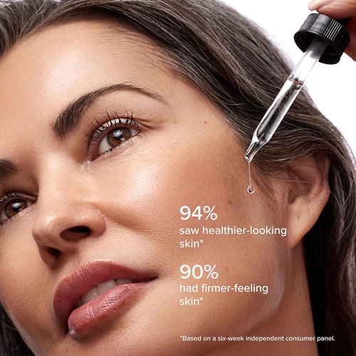 DRMTLGY Needle-less Serum – Peptide & Ceramide Face Serum for Fine Lines & Wrinkles, Hydrating & Firming Anti Aging Serum with Niacinamide & Hyaluronic Acid, Smooths & Plumps Skin, 1 oz