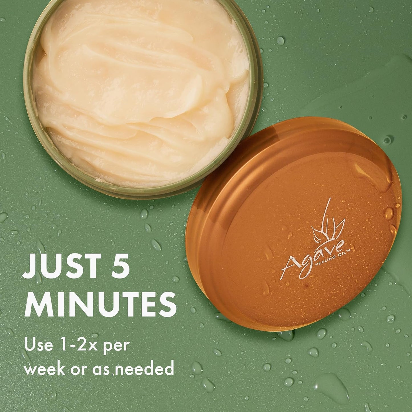 Agave Restorative Hydrating Mask - Deep Conditioning Treatment for Dry or Damaged Hair | 8.5 fl oz