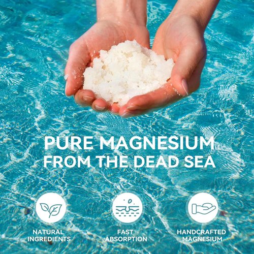 Chialing DeadSea Magnesium Cream - Natural Lavender Lotion for Day & Night Use | 4 oz