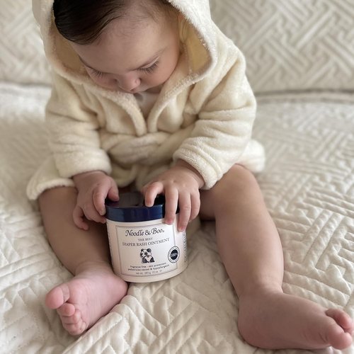 Noodle & Boo Diaper Rash Ointment - Multi-Purpose Zinc Oxide Cream for Prevention & Relief | Fragrance-Free