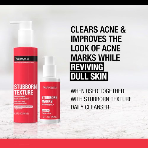 Neutrogena Retinol SA Face Exfoliating Treatment - Reverse Post-Acne Marks & Uneven Skin Tone | 1.0 Fl Oz