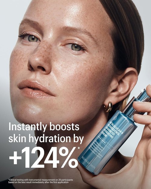 Allies of Skin Advanced Hydrating Serum - Plumping Face Serum with Ceramides & Peptides | 1 Fl oz for Sensitive, Dry Skin