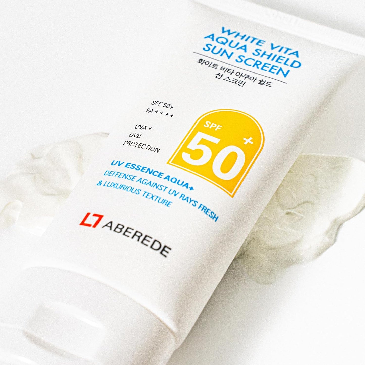 Vita Aqua Korean Sunscreen SPF 50+ | Lightweight Hydrating Facial Sunblock - 1.69 fl oz/50ml