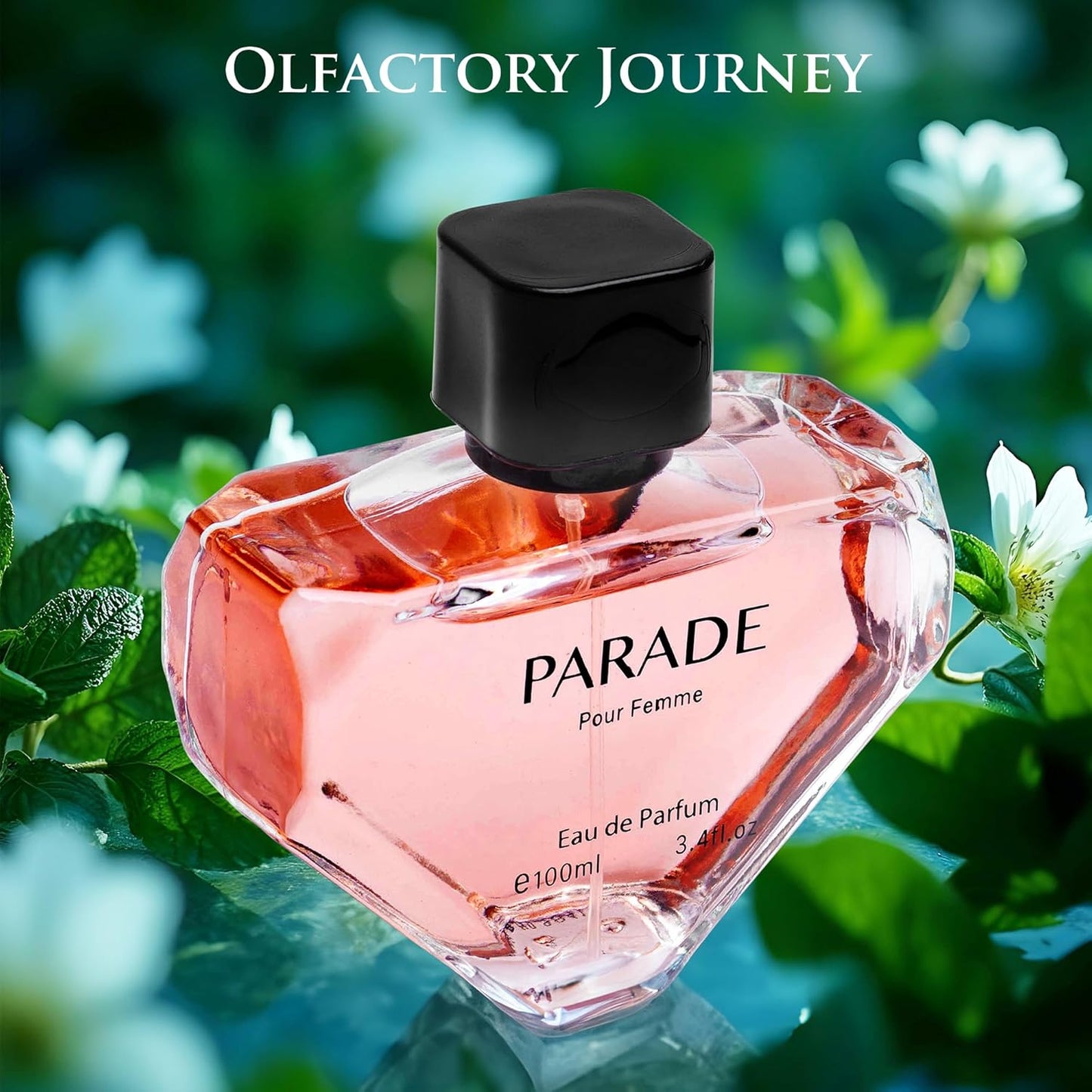 URBAN COLLECTION Parade Eau De Parfum for Women - Vegan & Cruelty-Free Amber Floral Scent | 100ml Elegant Bottle