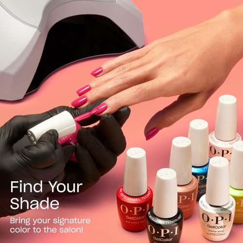 OPI GelColor Funny Bunny | Sheer Soft White Crème LED Cure Gel Nail Polish | Salon-Quality Shine, Long-Lasting Wear | Vegan & HEMA Free | 0.5 Fl Oz