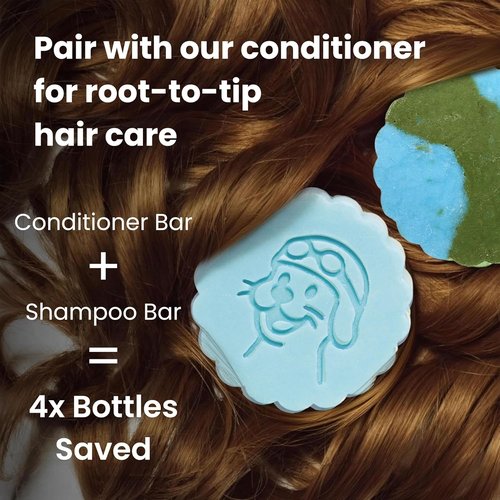 Otter Co. Anti-Dandruff Tea Tree Shampoo Bar - Vegan, Natural & Sulfate-Free for All Hair Types
