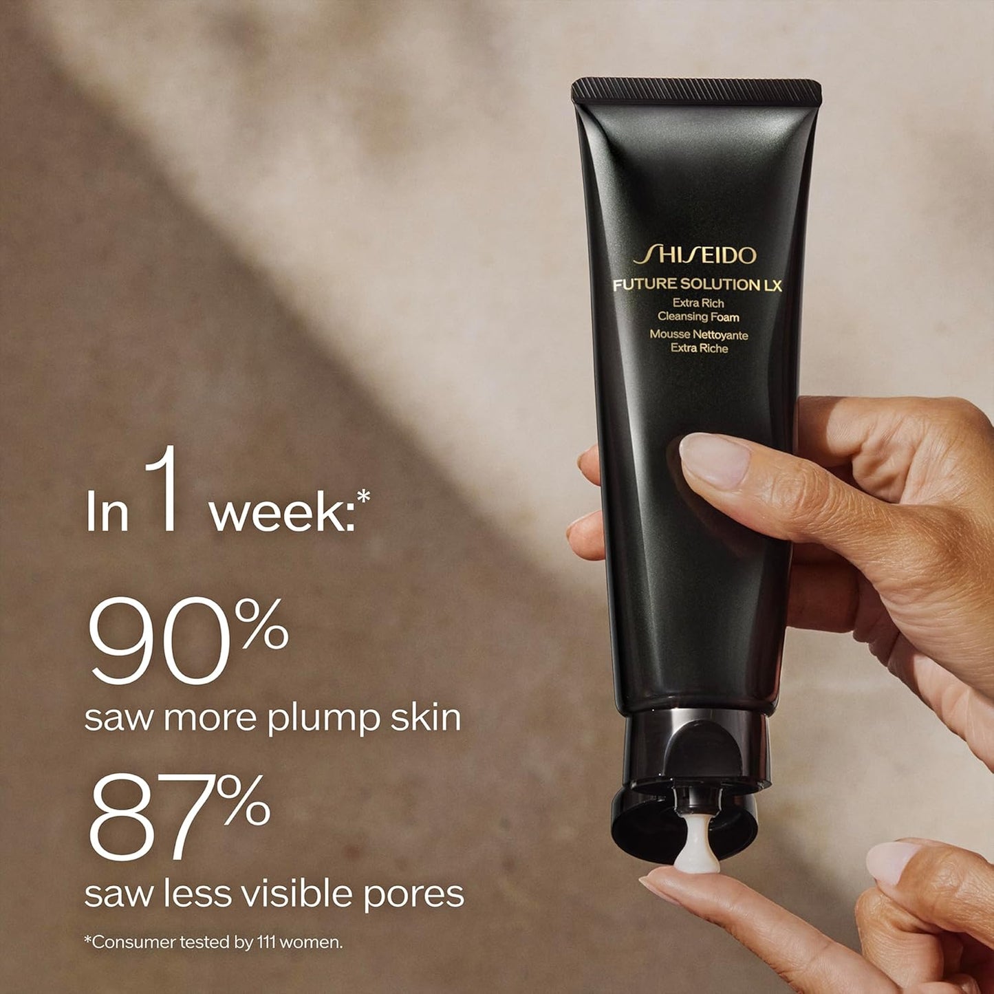 Shiseido Future Solution LX Cleansing Foam - 125 mL - Rich Foaming Cleanser for Smooth, Vibrant Skin