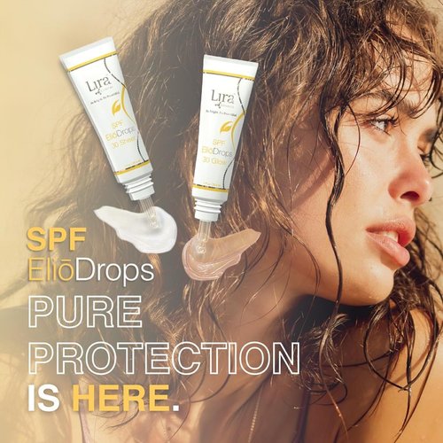 Lira Clinical EliōDrops SPF 30 Glow - 1 Fl Oz - Broad Spectrum Zinc Oxide Sunscreen Serum for All Skin Types