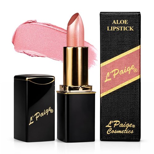 L'Paige Designer Lipstick - Rosy Pearl Hydrating Color | Moisturizing, Long-Lasting Formula, Shade L56