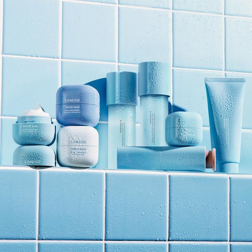 LANEIGE Water Bank Eye Cream - Hydrating Treatment with Niacinamide & Caffeine for Brightening & Puffiness Reduction