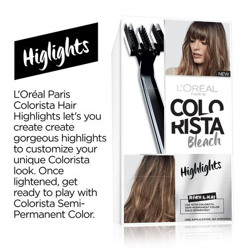 L’Oreal Paris Colorista Hair Bleach, Highlights Hair Color Kit, 1 Hair Bleach Kit